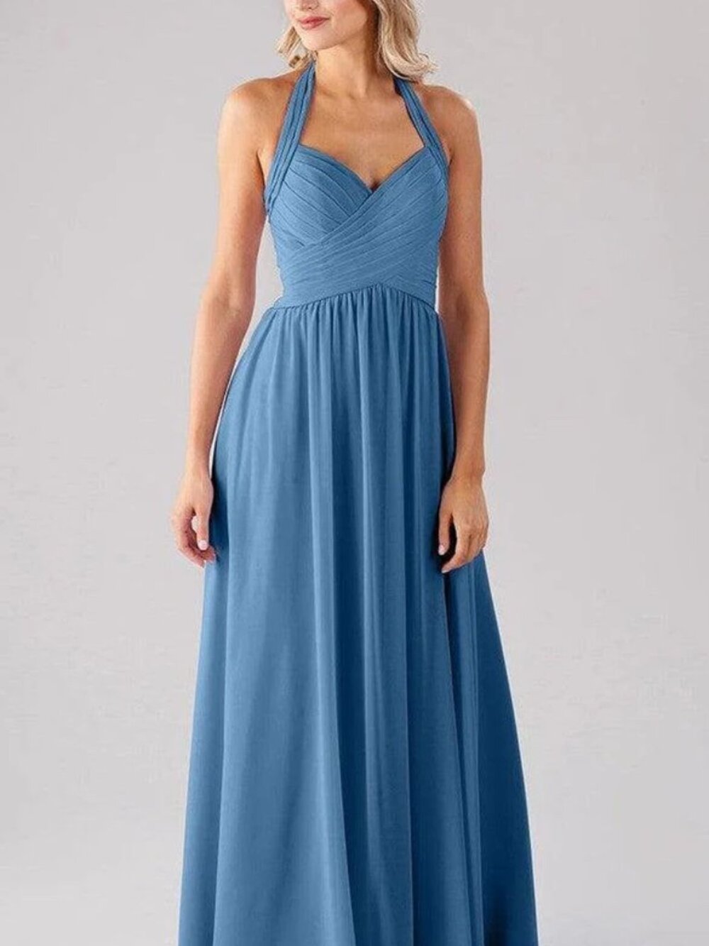 Kennedy Blue Ginger Dress - Electric Blue - with Matching Shawl